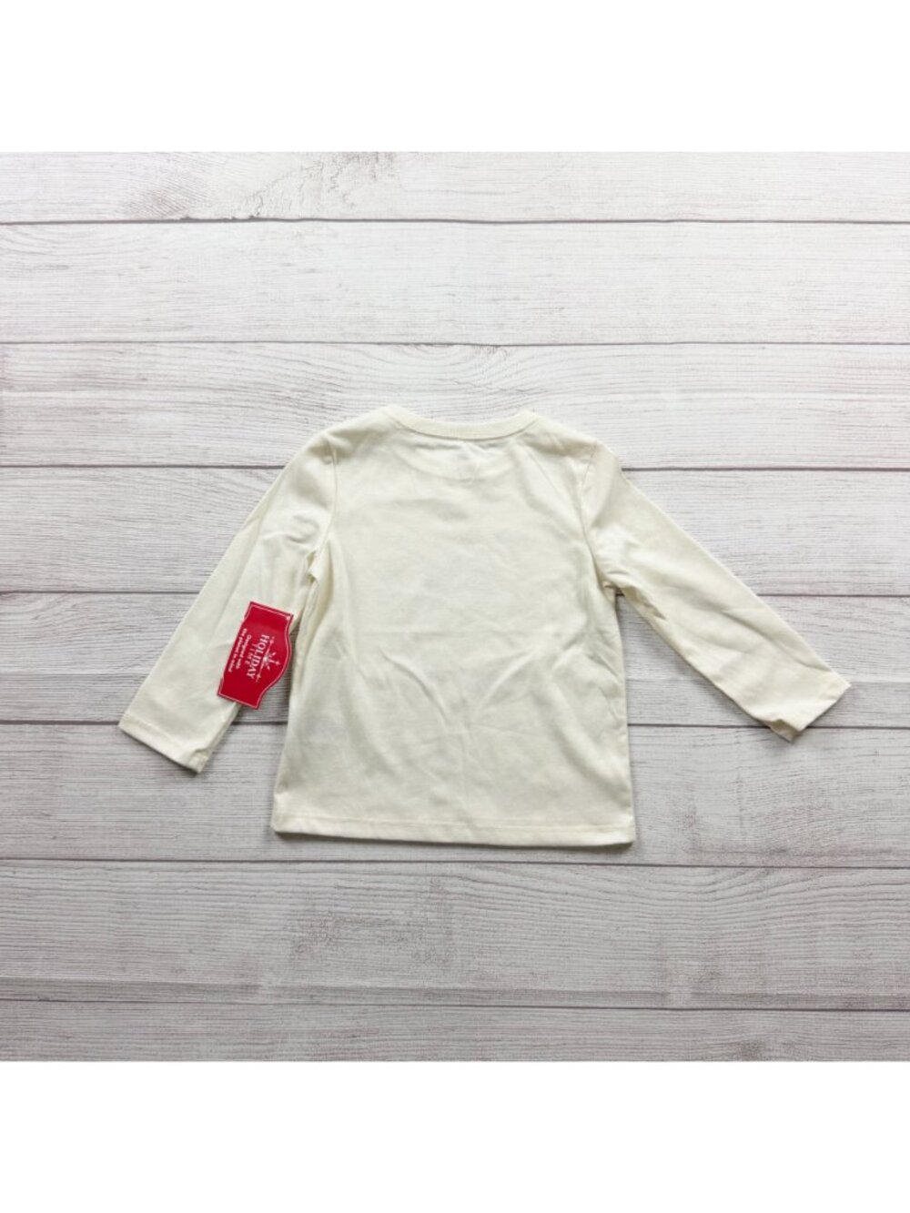 Holiday Time Toddler Long Sleeve Santa Shirt "There Better Be Cookies" NWT 2T - Picture 3 of 3